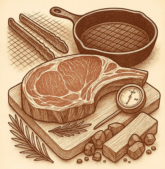 Reverse Sear Ribeye - Stoking the Coals